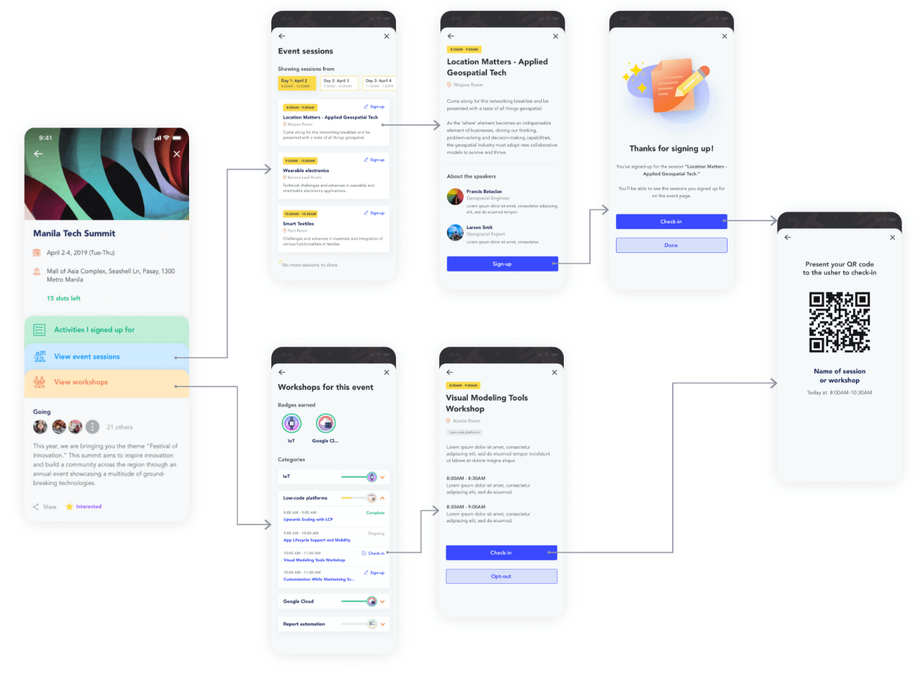 Sign-up user flow