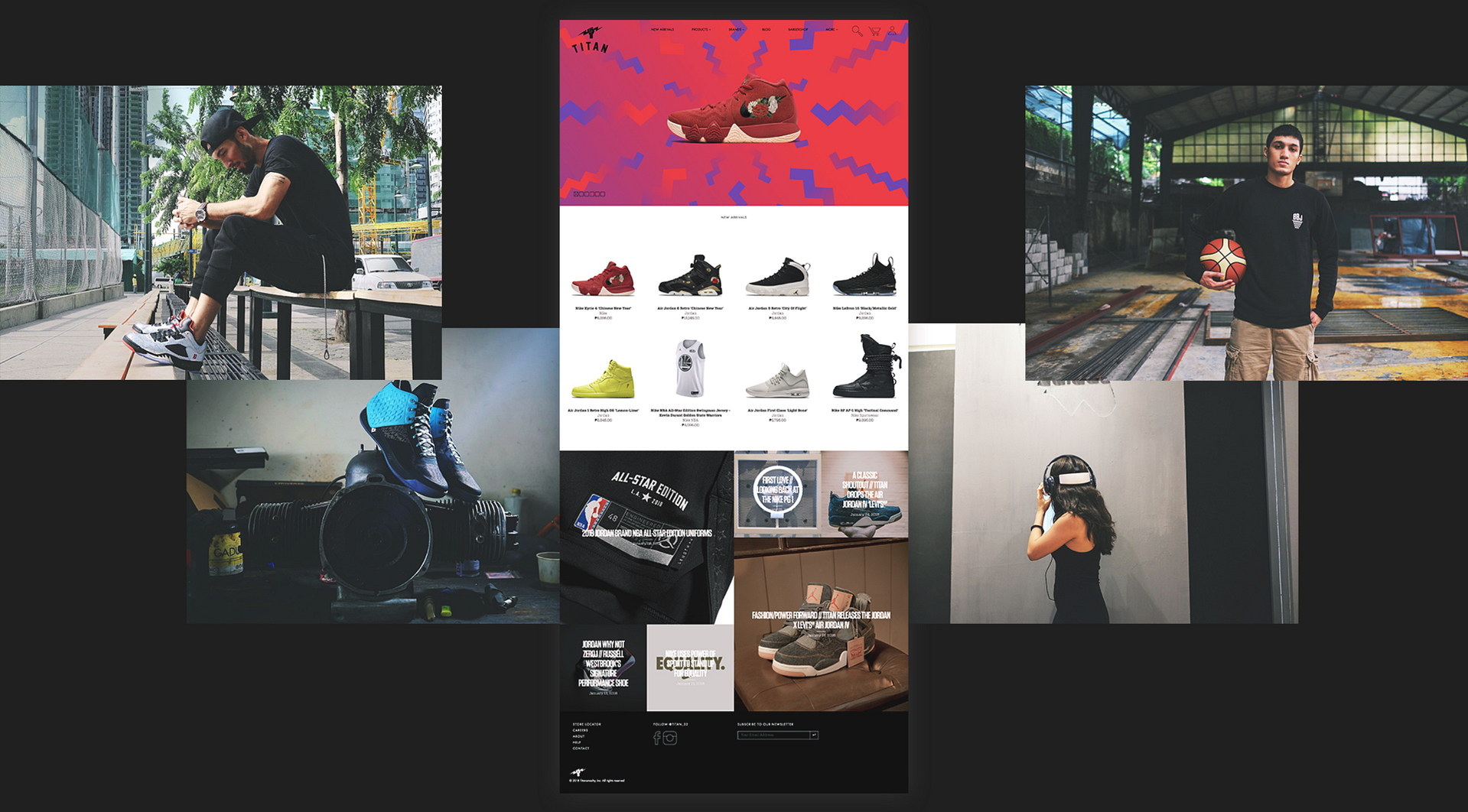 A collage of the new Titan22